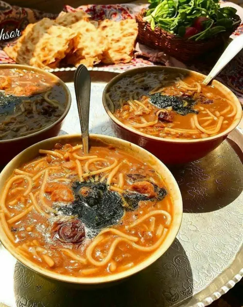 .: آش آلو اردبیلی 🍜 😋