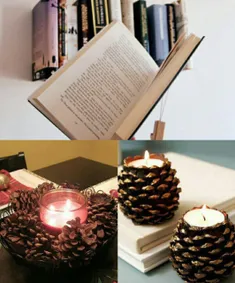 #شمع با بوی کتاب!این شمع‌ها که برای علاقمندان به کتاب تهی
