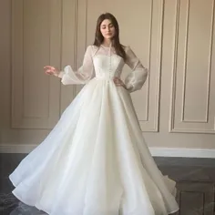 لباس عروس شیک و ساده