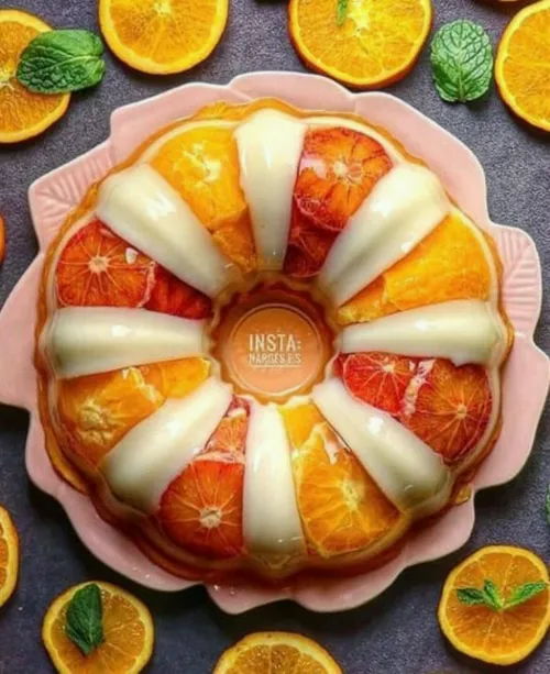 پرتقال و دیگر هیچ 😉 🍊 خوراکی ایده هنر خلاقیت دکوری