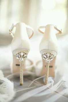 خاص ترین #کفش های پاشنه بلند #عروس 👰  #ایده #مد