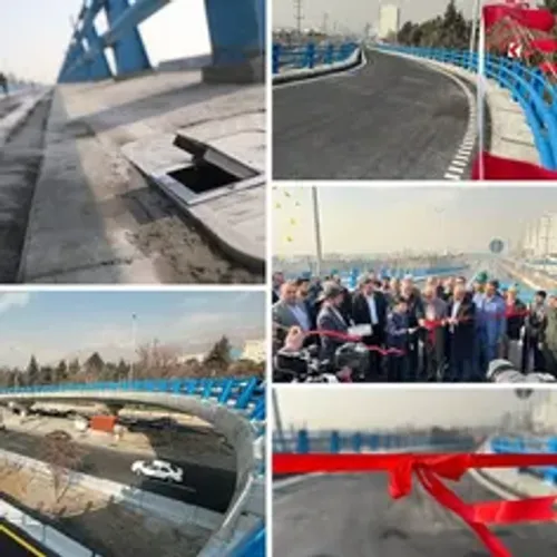 اولین پل مجهز به سامانه برف زدائی در تهران