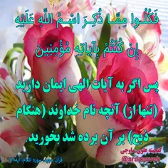 #کلام_وحی #روزی_یک_آیه_از_قرآن_مجید						