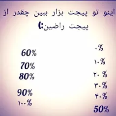 خب چقدر از پیجم راضی هستین ؟ 🥺