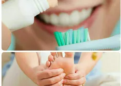 دندانها و كف پاهای خود را تمیز نگه دارید