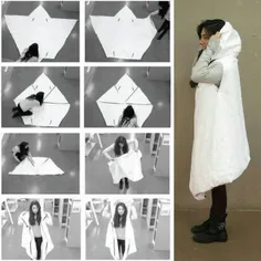 دانشجویان دانشکده#هنر_انگلیس با تولید لباسی چند منظوره مخ