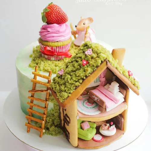 خلاقیت هنر خوراکی کیک های زیبا