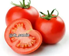 #گوجه فرنگی 🍅 🍃   حاوی ویتامین A است؛ خوردن آن در تقویت ب