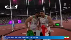 🇮🇷خداحافظی احسان حدادی بعد از کسب مدال نقره با بوسه بر نش