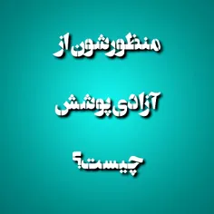 خودشون که لخت هستند ، هدفشون لخت کردن با حجاب هاست...