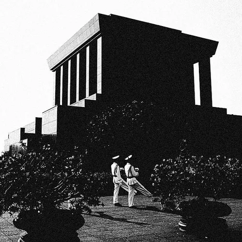 Ho Chi Minh mausoleum in Hanoi, Vietnam. He was a Vietnam