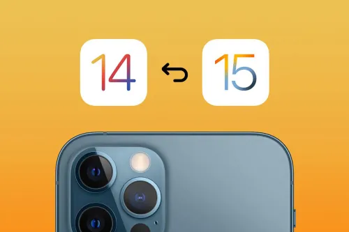 نحوه ی برگرداندن iOS 15 به iOS 14