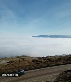 اقیانوس ابر در حیران اردبیل
