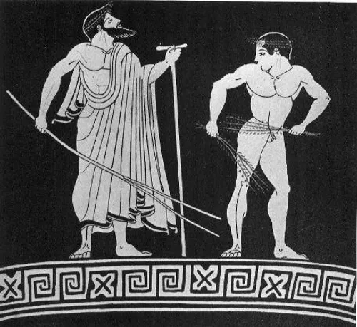 "میلو" ورزشکار و برنده چندین رشته ورزشی در یونان باستان ب