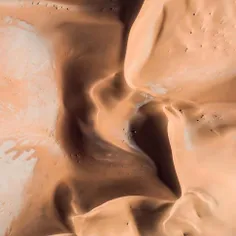 این تصویر بستنی یا کارامل نیست صحرای نامیب از اتفاع میباش