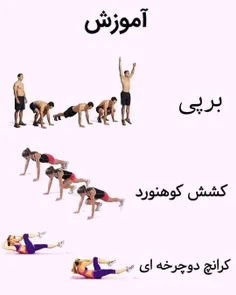 تمرین برای کل بدن🏋🏻‍♀️