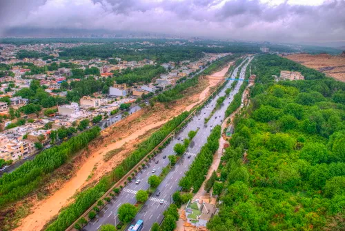 نمایی از شهرمون شیراز