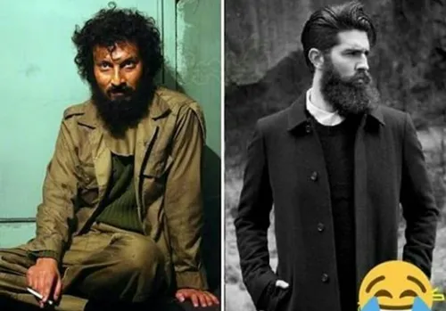 پسرای عزیز درک کنین ریش بلند به هرکسی نمیاد😐