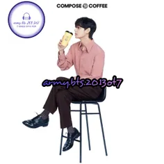 اینستاگرام برند Compose Caffee با عکس تبلیغاتی تهیونگ 👌💜🐯