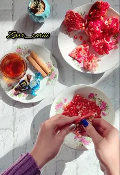 من اناری را می کنم...😍💙