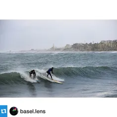 #FollowFriday #Repost by @basel.lens - "Palestinian surfe
