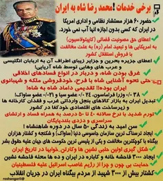 خدمات محمدرضاشاه به ایران 