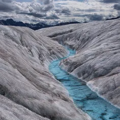 On my way back to Alaska!!! A surface stream cuts through