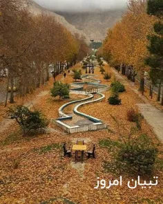 پاییز زیبای کرمانشاه-بلوار طاقبستان