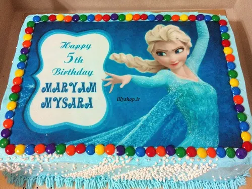 کیک تولد برای دختر گلم مژگان