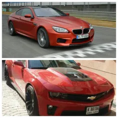 دوءل BMW,m6 و کامارو ZL1