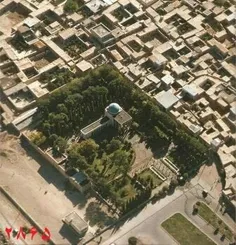 عکسی تاریخی از آرامگاه #سعدی در شیراز سال 1355 