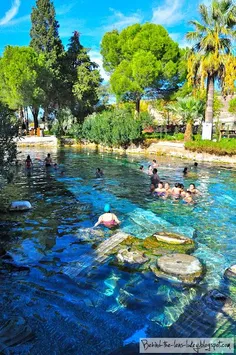 The thermal pools of Hierapolis
