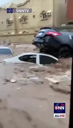 🎥 ادامه بارندگی های شدید و سیل در شهر جده عربستان
