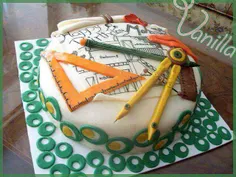 کیک تولد یه ریاضی دان.