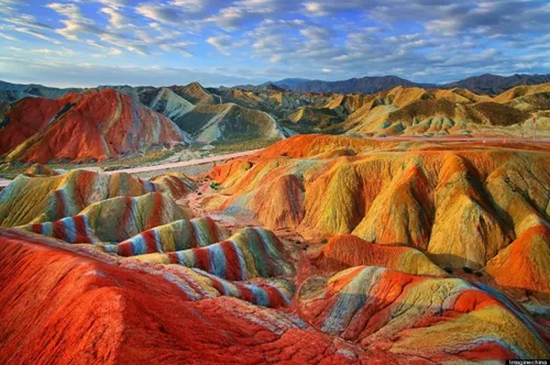 کوه های رنگی Zhangye Danxia- چین