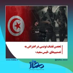 تحصن قضات تونسی در اعتراض به تصمیم‌های «قیس سعید»