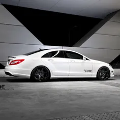 Check out this slammed CLS @VibeMotorsports did.