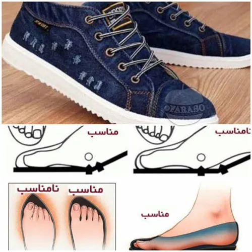 در هنگام خرید، پوشیدن هر دو لنگه کفش ضروری است و نباید فق