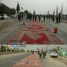 📸 مردم خداجوی خوزستان در اقدامی زیبا به نشانه احترام و مه