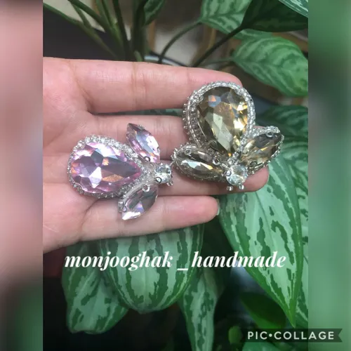 آدرس اینستاگرام:@monjooghak handmade جواهردوزی دستسازه گل