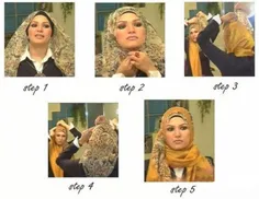 آموزش بستن روسری