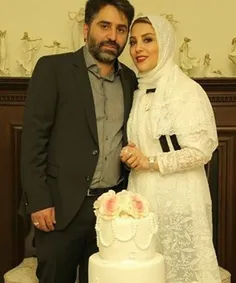 ژیلا صادقی و همسرش *مجری تلوزیون*