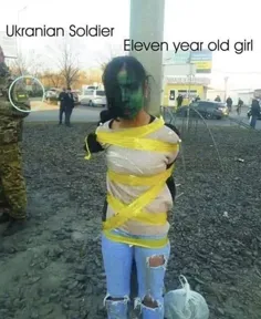 💥شکنجه یک دختر بچه توسط نیروهای اوکراینی