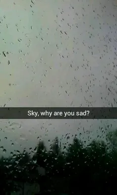 why are you sad?