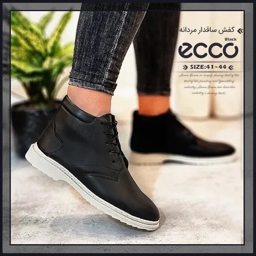 کفش ساقدار Black ecco