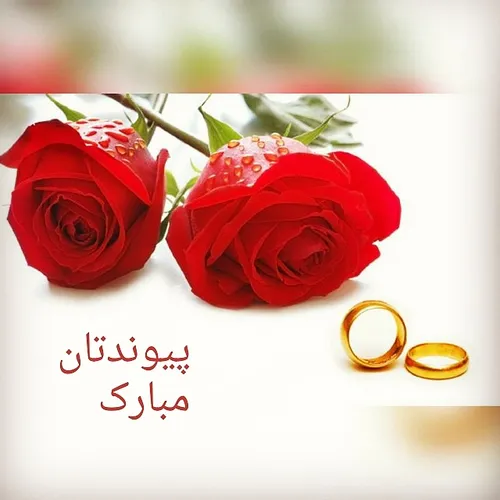 پیوندتان را با تقدیم هزاران گل سرخ تبریک میگویم
