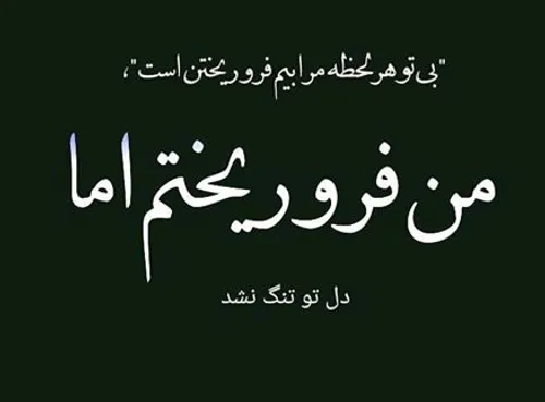 نمی دانم آدم ها از چه لحظه ای باهم غریبه می شوند و این شر