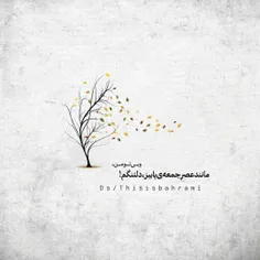 🍂مانند عصر جمعه ی پاییز...🍂