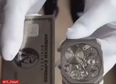 نازک ترین ساعت مکانیکی جهان