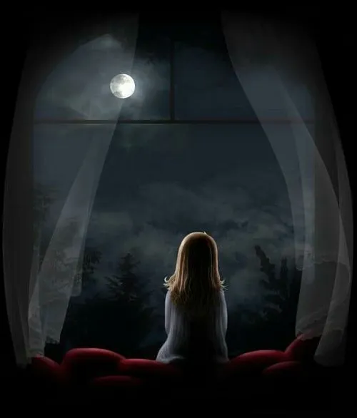 آخرش یک شب از فرط تنهایی... ماه می آید به رخت خواابم ... 
